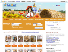 Tablet Screenshot of kievrent.net
